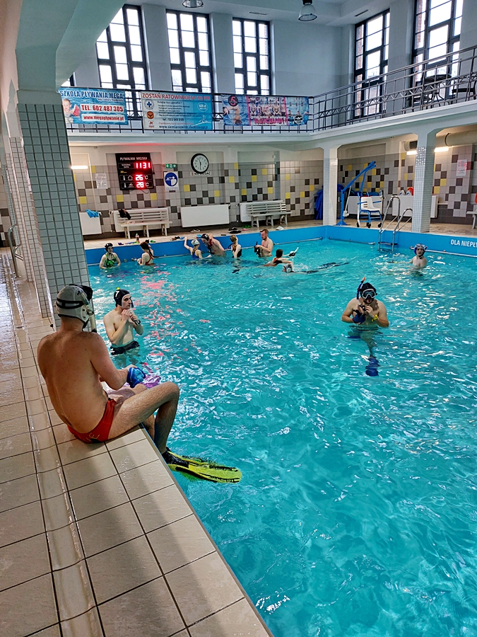 Hokej pod wodą Walenie Siemianowice Śląskie Trening 15 III 2025